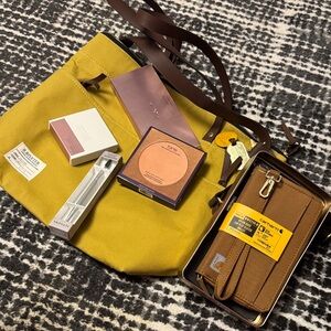 R.Riveter Yellow and Brown Men's Bag